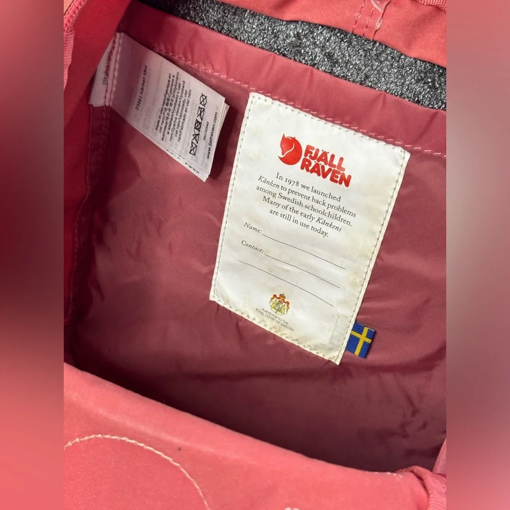 Fjallraven Kanken Small Backpack Pink